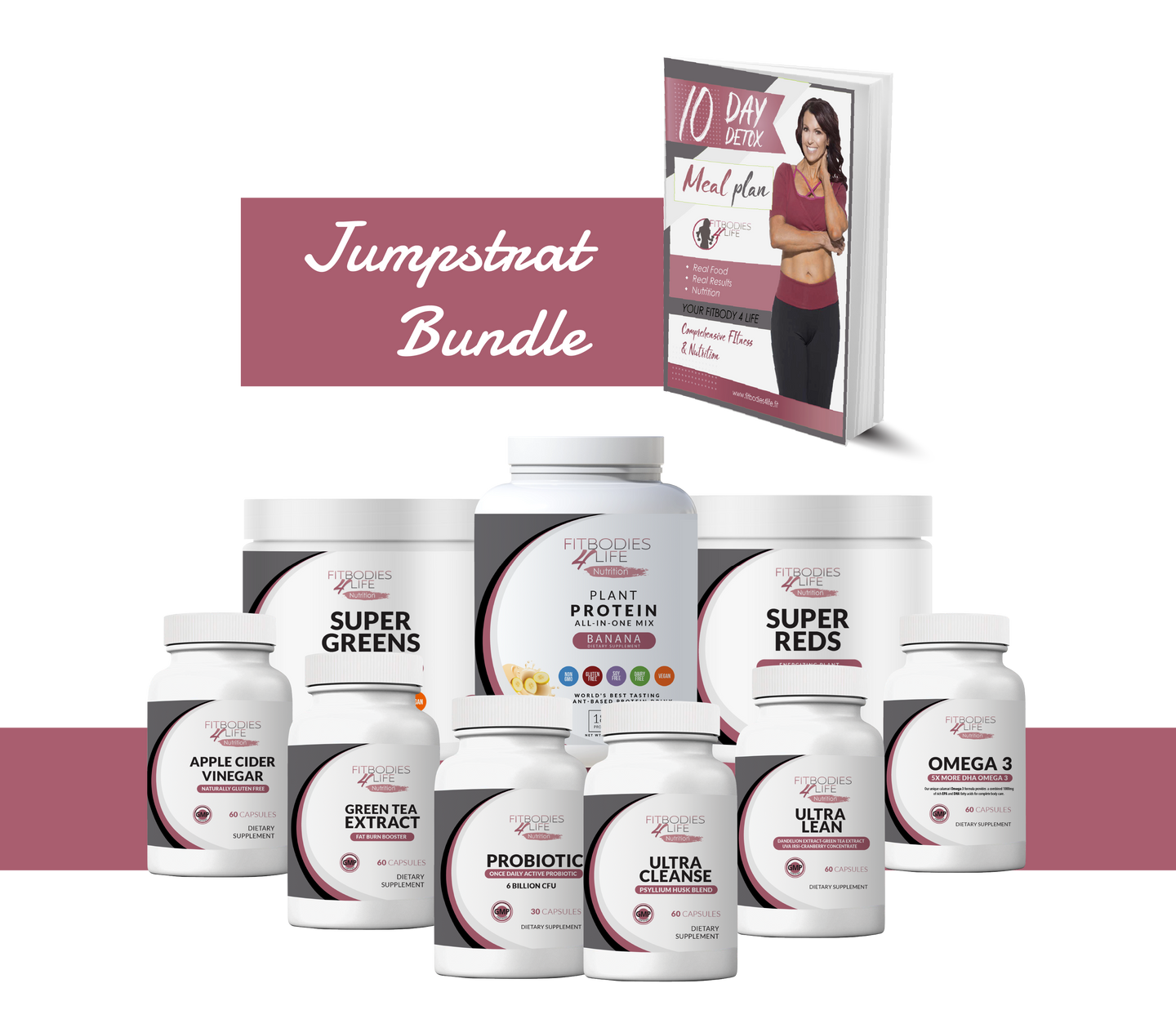 Jumpstart Bundle + 10 Day Detox Meal Plan with Recipes